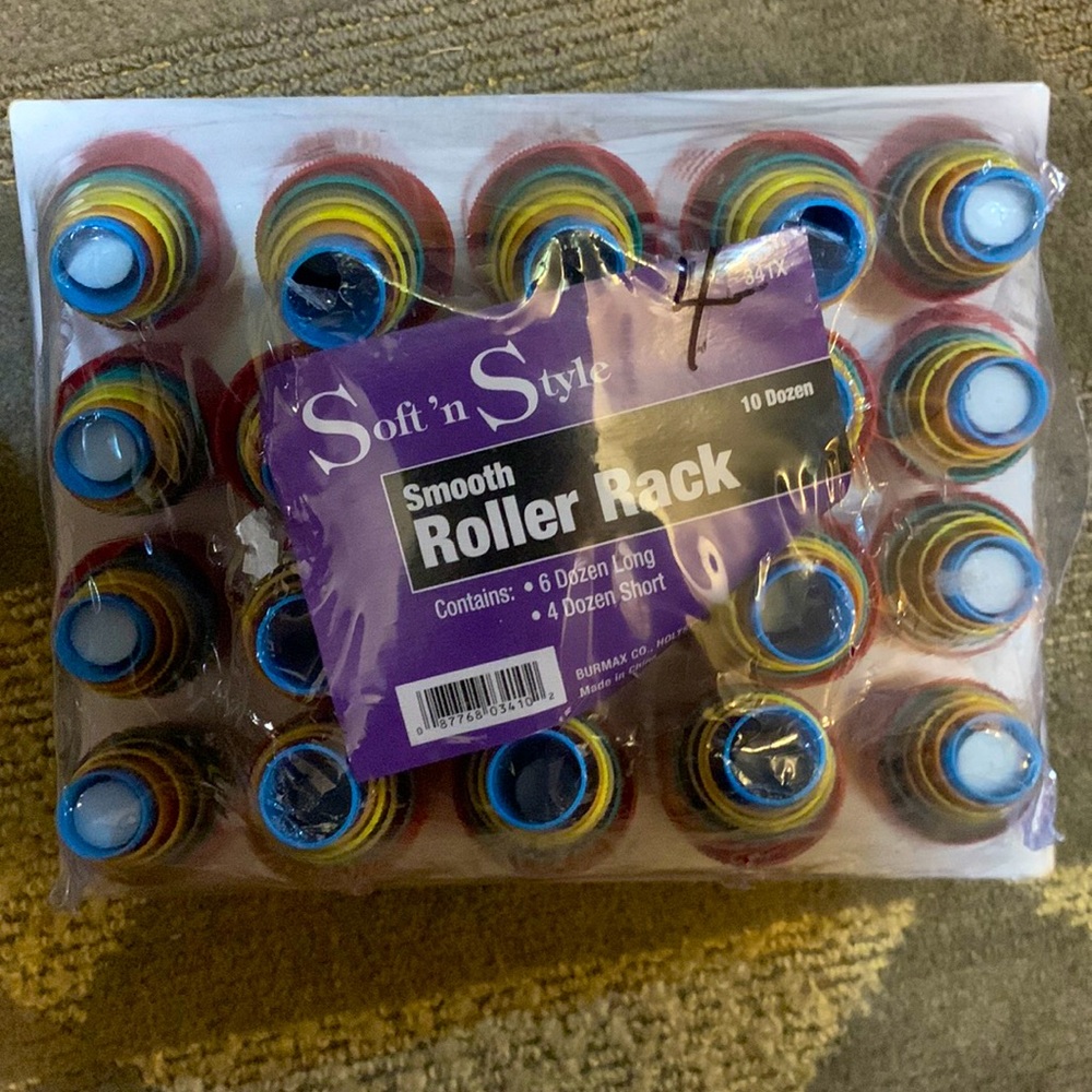 Soft 'n Style Smooth Rollers Set 120 Rollers 10 Dozen New!